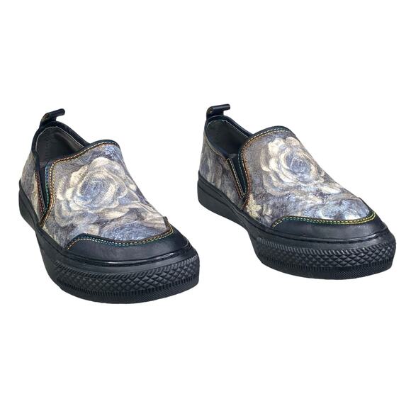 L’artiste X Spring Step Rosea Black Multicolor Slip On Sneaker Size 37 US 6.5 - Picture 5 of 11